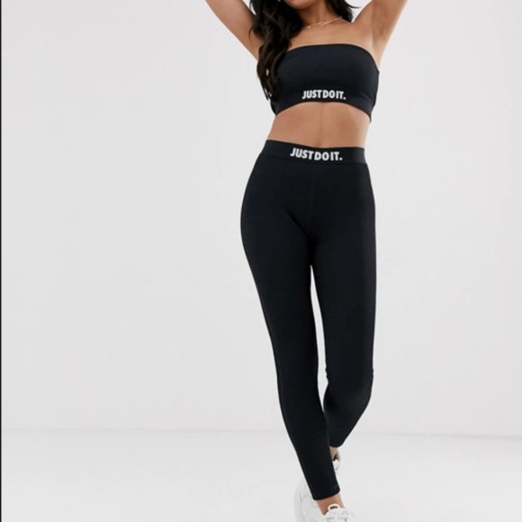 Women's Nike Leggings (ribbed) - Size M - Picture 3 of 9